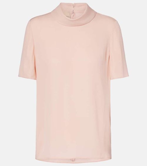 Silk georgette top