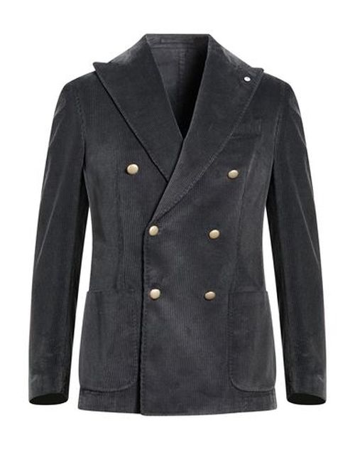 L. b.m. 1911 Man Blazer Charcoal Size 36 Cotton