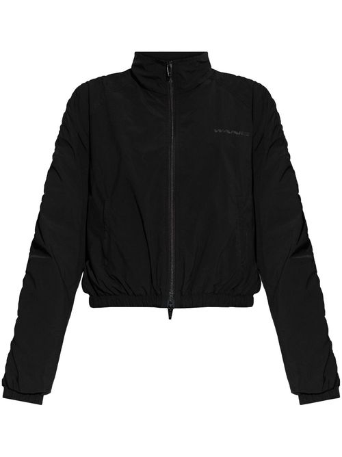 Printed logo jacket - Black