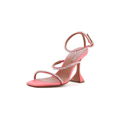 Women's Gilda Heeled Sandals Satin with Crystals 95