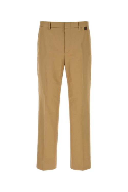 Cotton Trousers — Beige