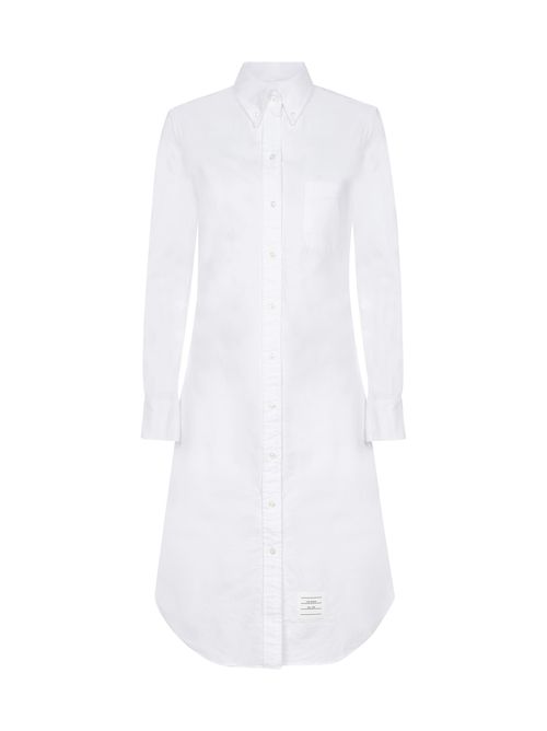 Knee-length shirt dress