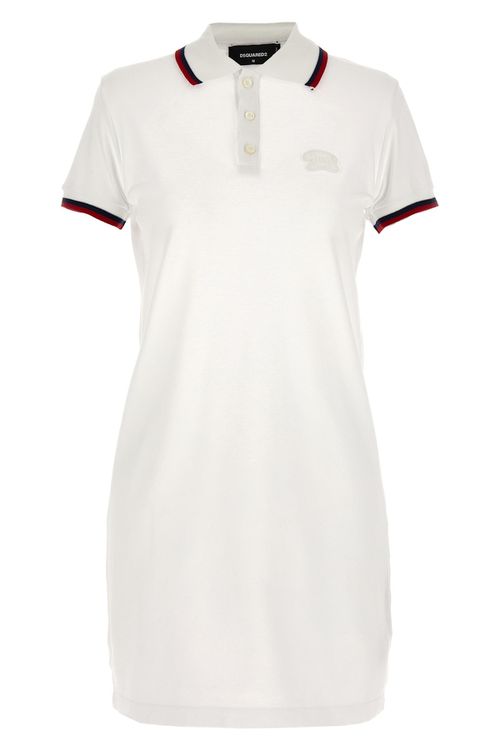 Maxi Cut Out Polo Dress