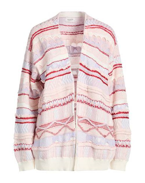 Woman Cardigan Pink Size 4 Cotton, Polyester, Polyamide