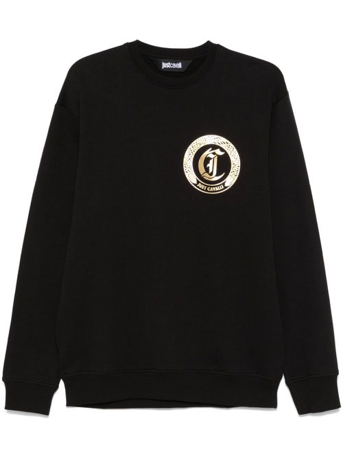 Logo-print sweatshirt - Black