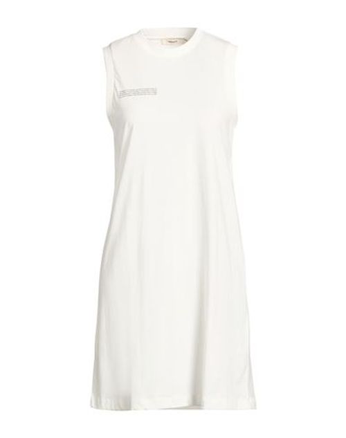 Woman Mini dress Cream Size S Organic cotton