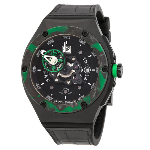 Crazy Wheel Automatic Black Dial Mens Watch CW