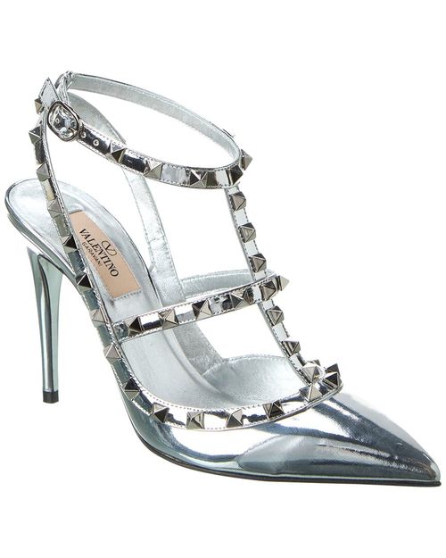 Rockstud Caged 100 Leather Pump