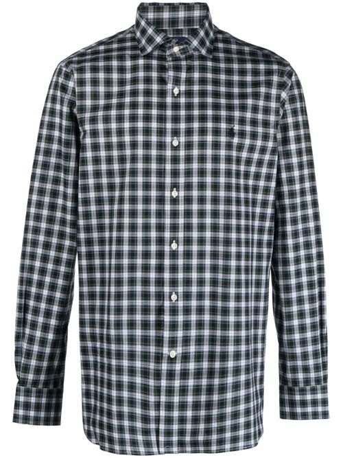 Polo Pony-motif cotton shirt - Green
