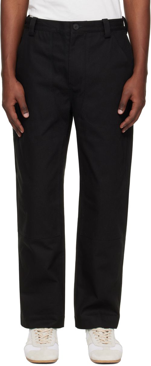 Black Denver Trousers