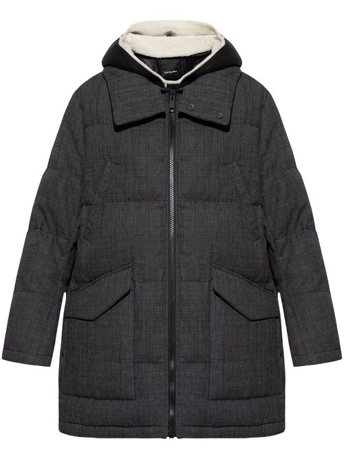 Quilted puffer coat - Grey