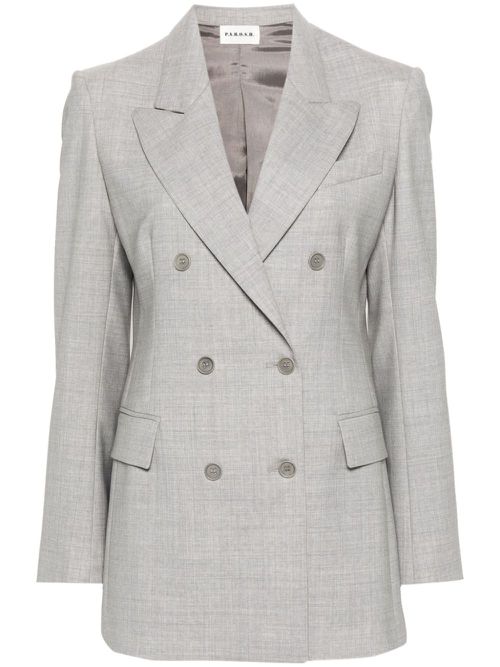 Double-breasted blazer - Grey