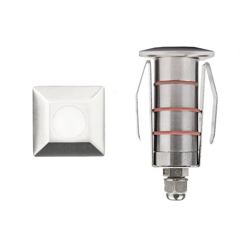 WAC Lighting 1-Light LED 1" 12V Indicator Light in Stainless Stee