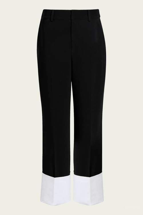 Maesa Pant in Black White