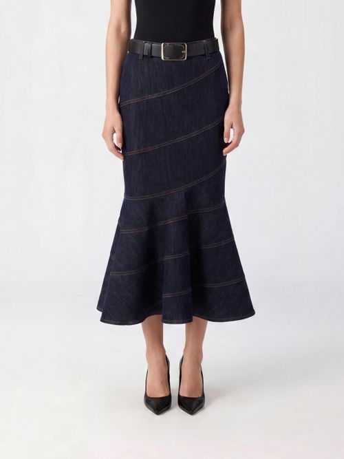 Skirt Woman color Blue