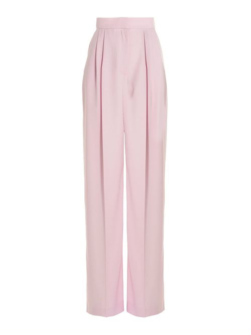 Pants with front pleat