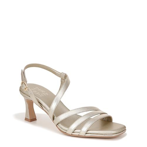 Naturalizer Women's Essential Ballet Flat Silver Leather