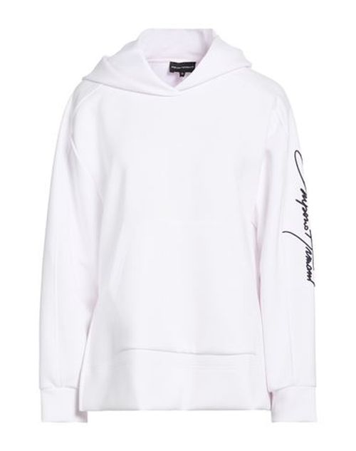 Woman Sweatshirt White Size M Polyester, Viscose, Elastane