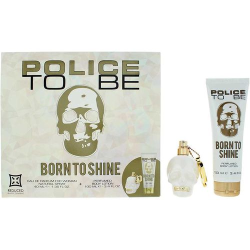 Police Womens To Be Born To Shine Eau de Parfum + Body Lotion 100ml Gift Set For Her - Apple - One