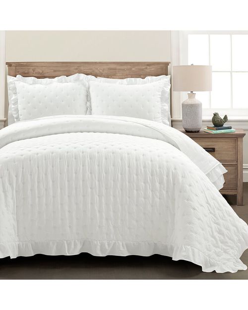 Lush Decor 3pc Reyna Reversible Oversized Quilt Set