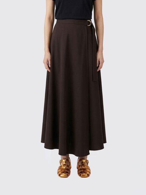Skirt Woman color Brown