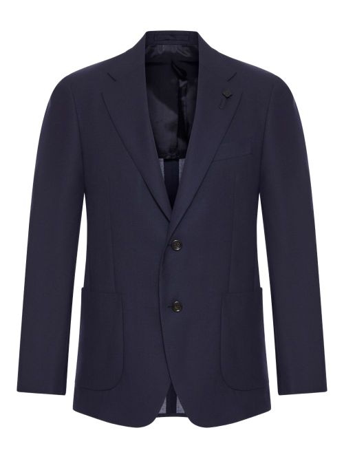 Single-breasted blazer - Blue