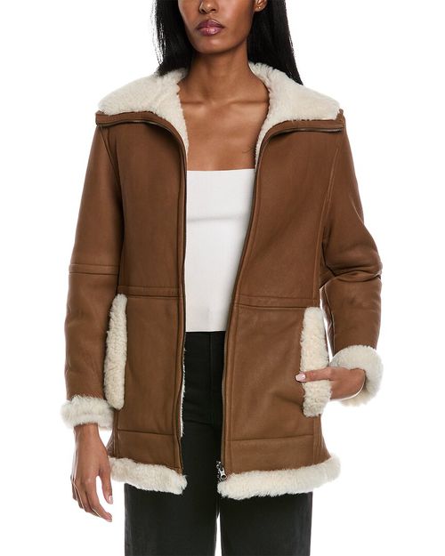 Reversible Shearling Coat