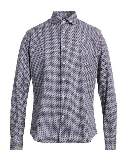 Man Shirt Blue Size 16 Cotton