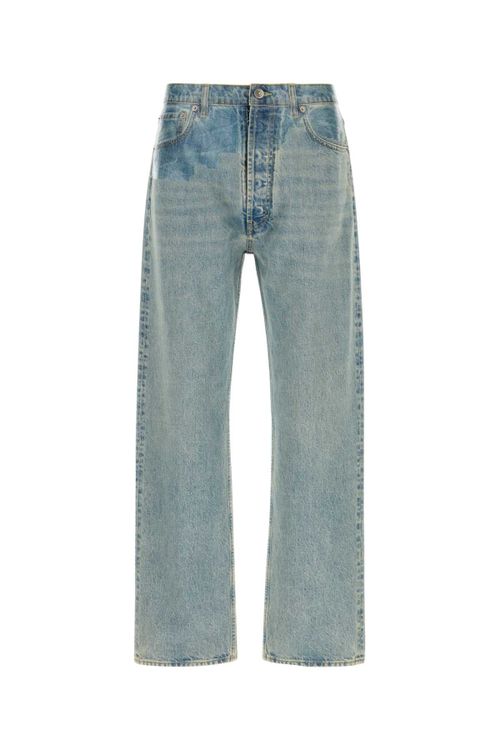 Light-Wash Denim Jeans — Blue