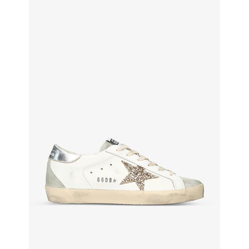 Womens White/oth Superstar 10417 Star-applique Low-top Leather Trainers 4