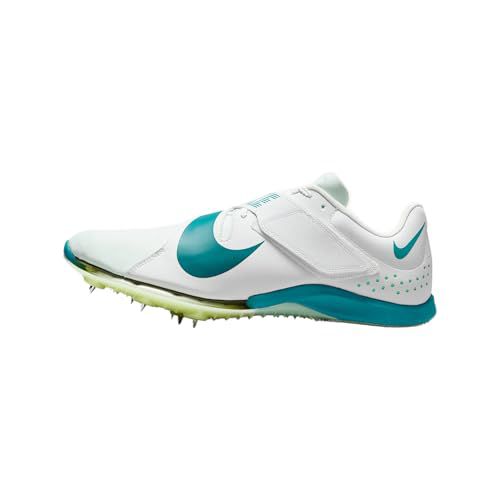 Nike Long Jump Elite Track & Field Jumping Spikes (FZ9326-100, White/Barely Green/Bright Spruce)