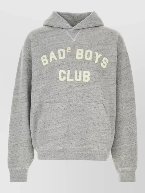 Dsquared2 - cotton oversized sweatshirt hood front pocket