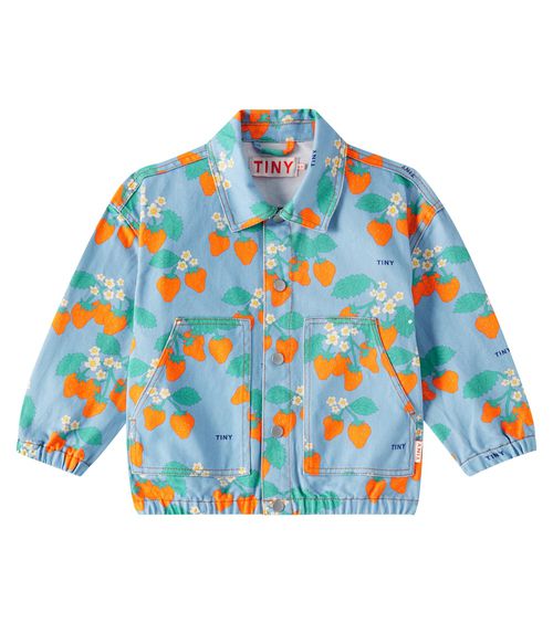 Tinycottons Strawberries denim jacket