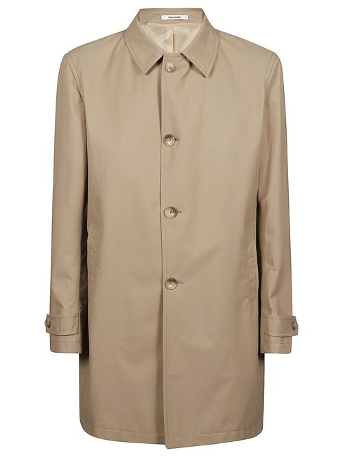 Elegant Double-Breasted Coat for Men