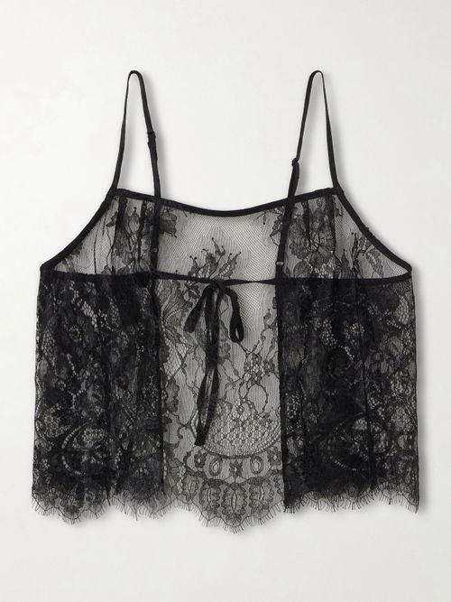 Sabine Lace Coverup - Black