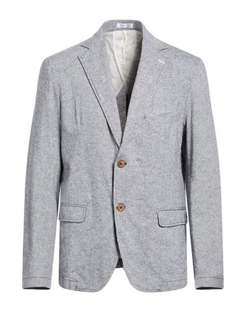 Bl.11 Block Eleven Man Blazer Blue Size 42 Linen, Cotton