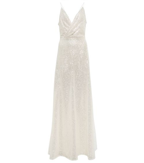 Kristina sequined tulle gown