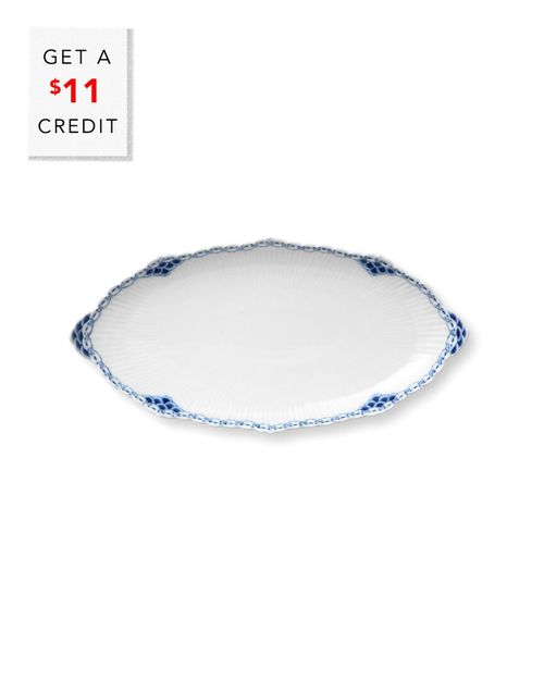 9.5In Princess Oval Accent Dish With $11 Credit