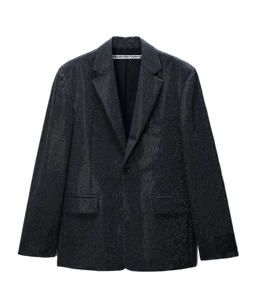 Sequin-embellished blazer
