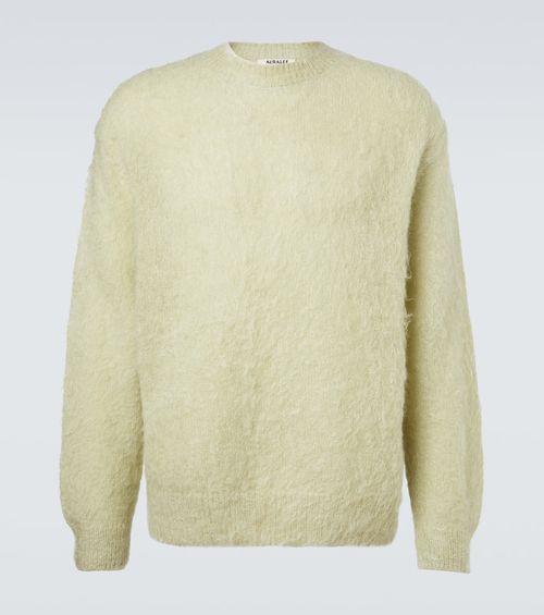 Mohair and wool sweater