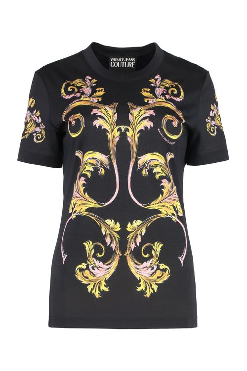 Cotton Crew-Neck T-Shirt for Women - SS25 Collection