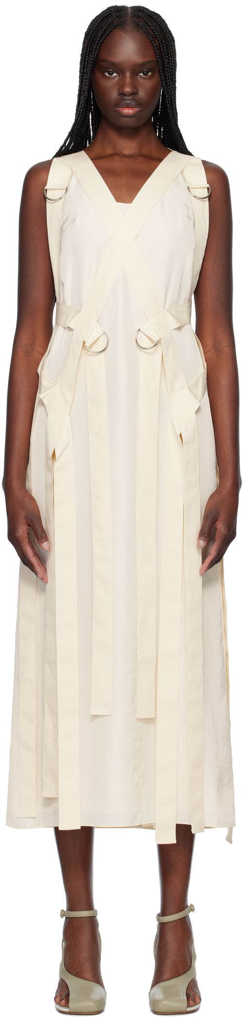 Renaissance Renaissance Off-White Samia Maxi Dress