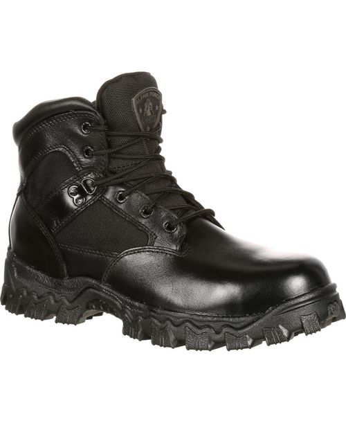 Men's Alpha Force Composite Toe Waterproof Public Service Boot - Black