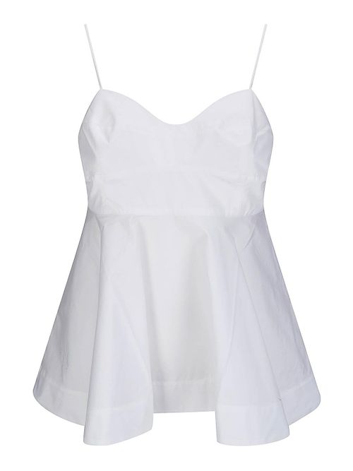 Bustier Peplum Top