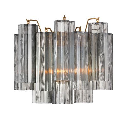 Aged Brass Wall Sconce from the Addis Collection