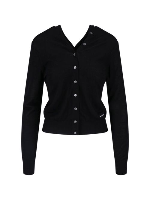Wool-Blend Sweater with Wool Trim