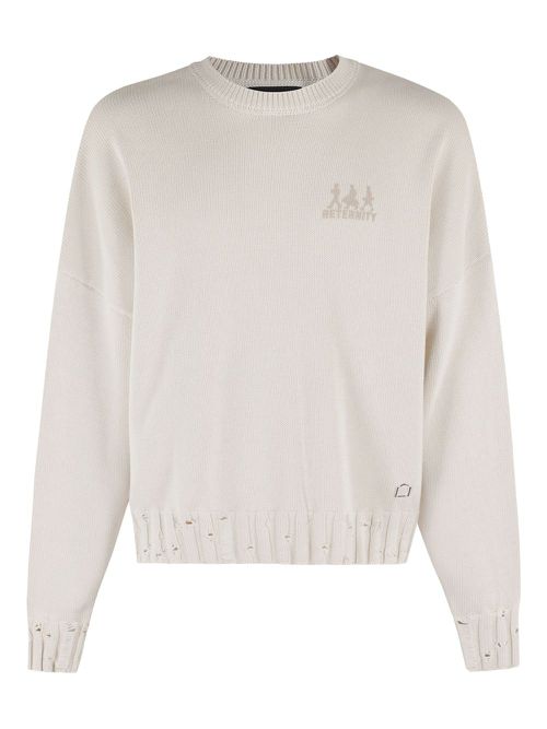 Creative Dept. distressed-knit sweater - Neutrals