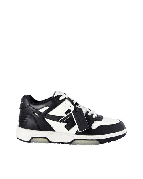 BlackWhite Color Block Sneakers