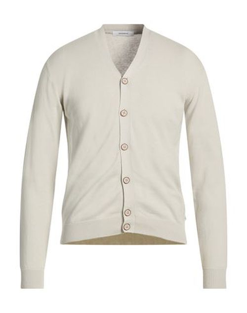 Man Cardigan Light grey Size M Cotton