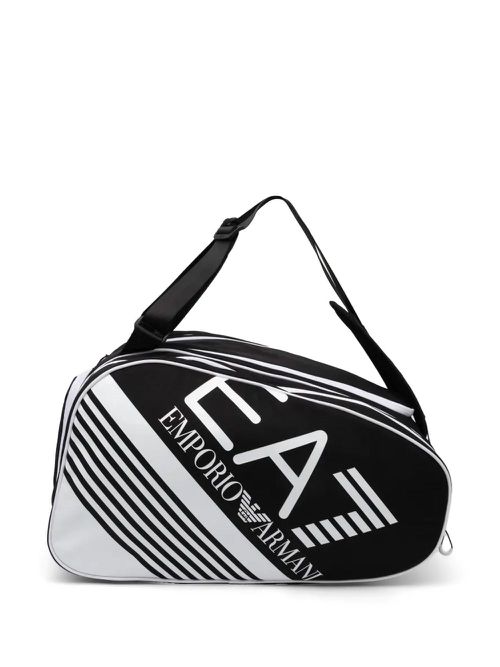 Logo-print padel racket backpack - Black